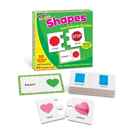 Trend Enterprises Shapes Fun-to-Know® Puzzles T36008